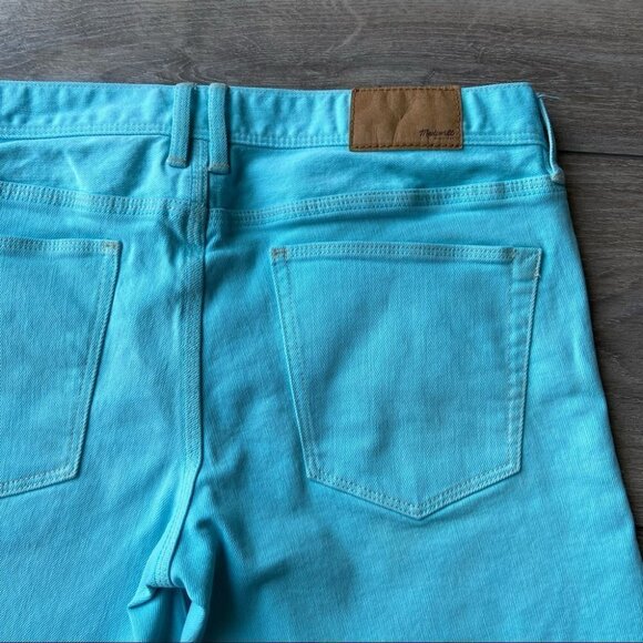 Madewell Raw Hem Denim Blue Shorts - Picture 8 of 16